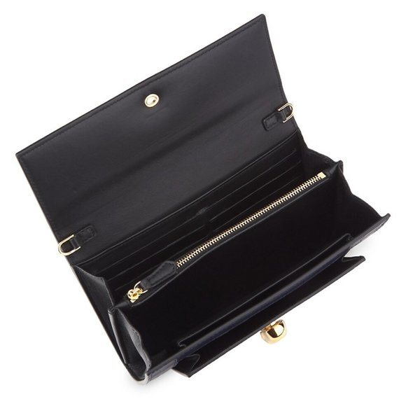 ALEXANDER MCQUEEN SKULL CROC-EMBOSSED LEATHER WALLET ON CHAIN BRAND NNEWW!!!!!!! - Picture 2 of 9